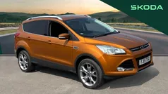 Orange Used 2015 Ford Kuga Titanium SUV | £9,812 (Fair price)