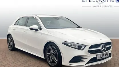 Used Mercedes A220 AMG line 190 HP (139 kW) 2019 White Hatchback