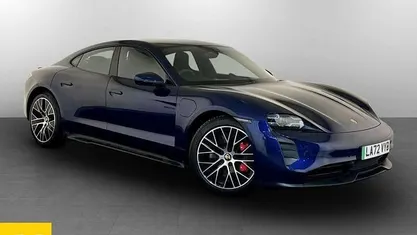 Used Porsche Taycan 439 kW (598 HP) 2022 Blue Sedan