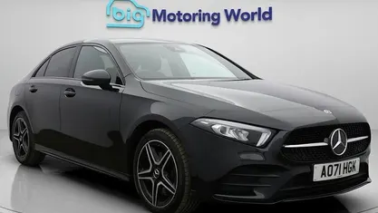 Used Mercedes A250 AMG line 259 HP (190 kW) 2021 Black Sedan