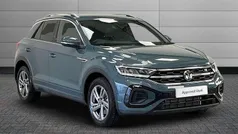 Petrol blue Used 2025 VW T-Roc R-line SUV | £29,490 (Fair price)