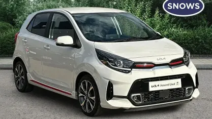 Used Kia Picanto GT-Line 101 HP (74 kW) 2021 Clear white Hatchback