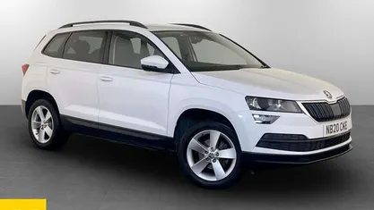 Used Skoda Karoq SE 116 HP (85 kW) 2020 White SUV