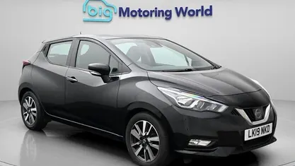Used Nissan Micra Acenta Limited Edition 71 HP (52 kW) 2019 Black Hatchback