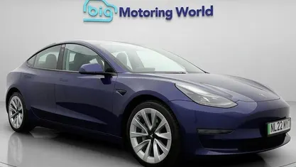 Used Tesla Model 3 Long Range AWD 344 kW (469 HP) 2022 Blue Sedan