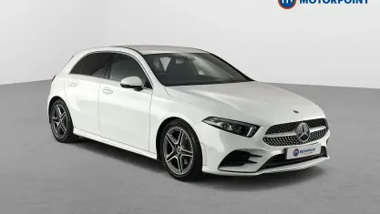 Used Mercedes A200 AMG line 163 HP (119 kW) 2019 White Hatchback