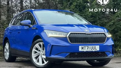 Used Skoda Enyaq iV Loft 131 kW (179 HP) 2021 Blue SUV