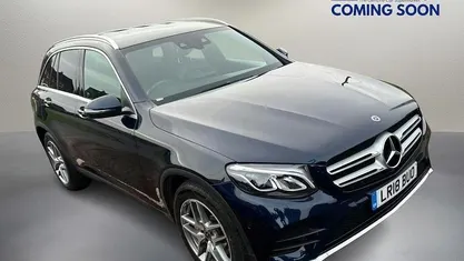 Blue Used 2018 Mercedes GLC220 AMG line Estate | £18,250 (Fair price)