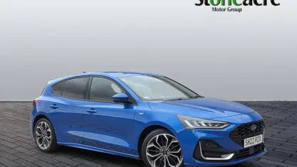 Used Ford Focus ST-Line 125 HP (91 kW) 2022 Blue Hatchback