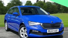 Blue Used 2022 Skoda Scala SE Hatchback | £14,495 (Fair price)