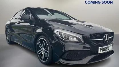 Used Mercedes CLA220 AMG line 177 HP (130 kW) 2017 Black Sedan