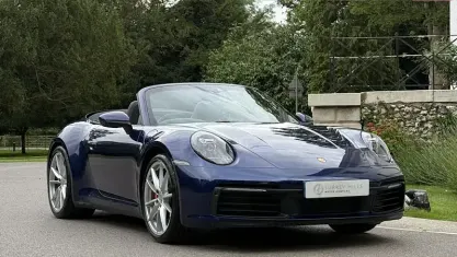 Used Porsche 992 450 HP (330 kW) 2019 Blue Cabriolet