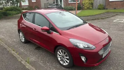 Used Ford Fiesta Titanium 125 HP (91 kW) 2021 Red Hatchback
