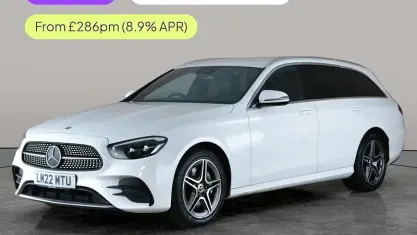 Used Mercedes E300 AMG line 306 HP (225 kW) 2022 White Estate