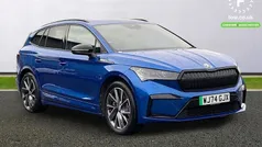 Blue Used 2024 Skoda Enyaq iV SportlinePlus SUV | £28,899 (Good price)