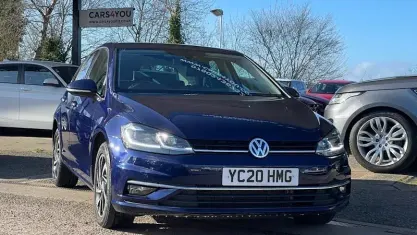 Used VW Golf VII Edition 150 HP (110 kW) 2020 Blue Hatchback