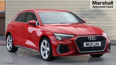 Red Used 2021 Audi A3 S-Line Hatchback | £21,968 (Fair price)
