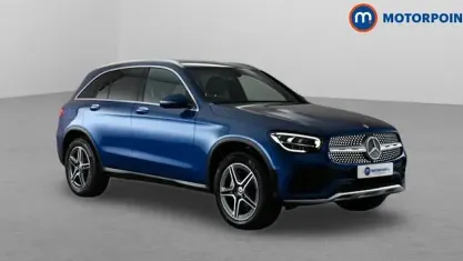 Used Mercedes GLC300 AMG line 320 HP (235 kW) 2022 Blue SUV