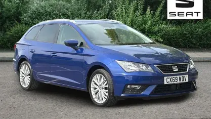 Używany Seat Leon SE Dynamic 131 KM (96 kW) 2019 Niebieski Kombi
