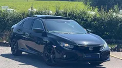 Black Used 2017 Honda Civic EX Hatchback | £14,365 (Fair price)
