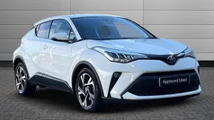 Pure white Used 2023 Toyota C-HR Design SUV | £20,950 (Fair price)