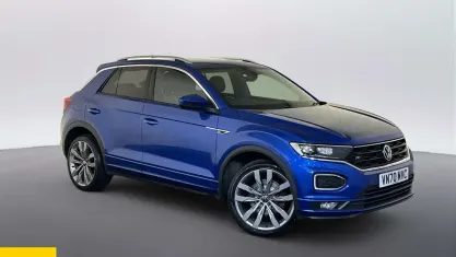 Used VW T-Roc R-line 150 HP (110 kW) 2020 Blue SUV