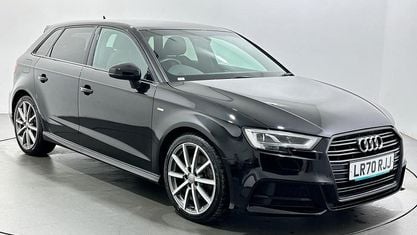 Used Audi A3 Sportback Black Edition 300 HP (220 kW) 2019 Black Hatchback