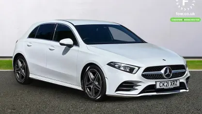 Used Mercedes A200 AMG line 150 HP (110 kW) 2020 White Hatchback