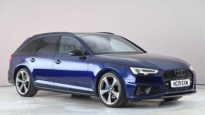 Usado Audi A4 Black Edition 190 CV (139 kW) 2019 Azul Familiar