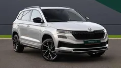 Brilliant silver metallic Used 2023 Skoda Karoq SportLine SUV | £24,995 (Fair price)