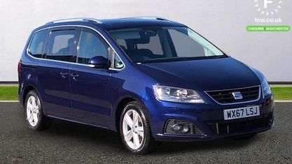 Begagnad Seat Alhambra XCELLENCE 177 HK (130 kW) 2017 Blå Minibuss