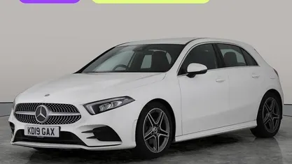 White Used 2019 Mercedes A180 AMG line Hatchback | £14,250 (Fair price)