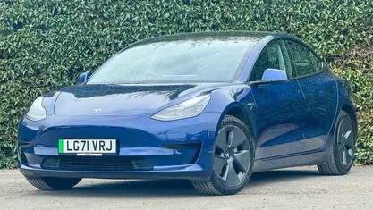 Used Tesla Model 3 Standard Range 366 kW (498 HP) 2021 Blue Sedan