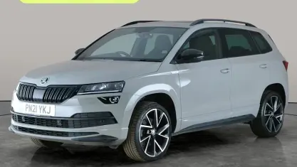 Used Skoda Karoq SportLine 150 HP (110 kW) 2021 Grey SUV