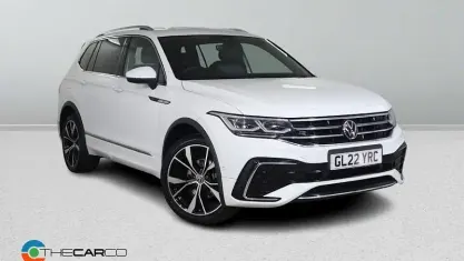 Used VW Tiguan Allspace R-line 150 HP (110 kW) 2022 White SUV