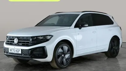 Ny VW Touareg Black Edition 286 HK (210 kW) 2025 Vit SUV