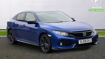 Used Honda Civic Sport 126 HP (92 kW) 2019 Blue Hatchback