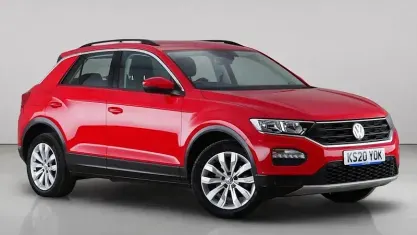 Used VW T-Roc SE 116 HP (85 kW) 2020 Red SUV