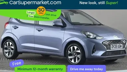 Usado Hyundai i10 Advanced 63 CV (46 kW) 2025 Azul Utilitario
