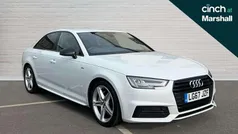 White Used 2017 Audi A4 S-Line Sedan | £12,599 (Fair price)