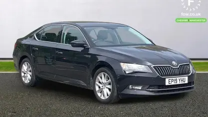Used Skoda Superb SE 150 HP (110 kW) 2019 Black Hatchback