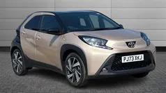 Ginger beige with black Used 2023 Toyota Aygo Hatchback | £16,495 (Fair price)