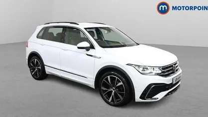 White Used 2023 VW Tiguan R-line SUV | £25,499 (Fair price)