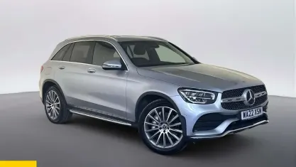 Used Mercedes GLC220 AMG line 194 HP (142 kW) 2022 Silver SUV