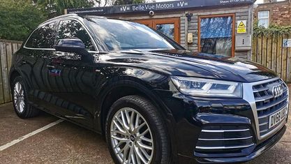 Begagnad Audi Q5 S-Line 286 HK (210 kW) 2018 Svart SUV
