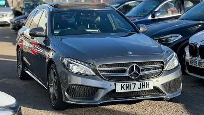 Grey Used 2017 Mercedes C250 AMG Line Premium Plus Estate | £15,990 (Fair price)