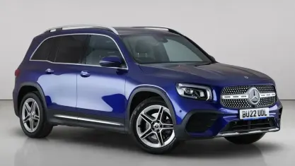 Used Mercedes GLB200 AMG line 163 HP (119 kW) 2022 Blue SUV