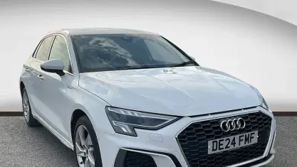Used Audi A3 Sportback e-tron S-Line 204 HP (150 kW) 2024 White Hatchback