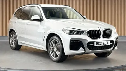 Used BMW X3 M Sport 184 HP (135 kW) 2021 White SUV
