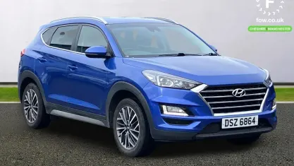 Usado Hyundai Tucson Premium 132 HP (97 kW) 2019 Azul SUV